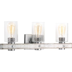 PP300125141 Gulliver 3 Bulb Bathroom Lighting - Galvanized Finish