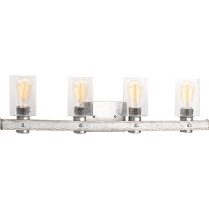 PP300126141 Gulliver 4 or More Bulb Bathroom Lighting - Galvanized Finish