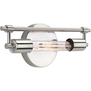 PP300148009WB Circuit 1 Bulb Wall Sconce - Brushed Nickel