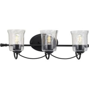 PP300255031 Bowman 3 Bulb Bathroom Lighting - Matte Black