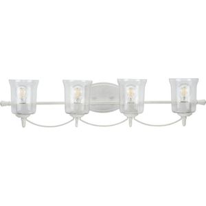 PP300256151 Bowman 4 or More Bulb Bathroom Lighting - Cottage White