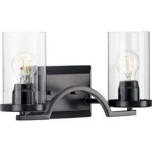 PP300257031 Lassiter 2 Bulb Bathroom Lighting - Matte Black