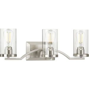 PP300258009 Lassiter 3 Bulb Bathroom Lighting - Brushed Nickel