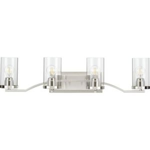 PP300259009 Lassiter 4 or More Bulb Bathroom Lighting - Brushed Nickel