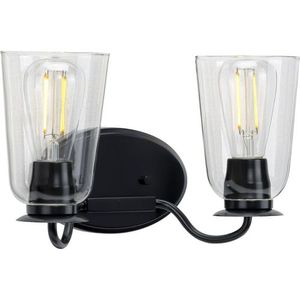 PP300262031 Durrell 2 Bulb Bathroom Lighting - Matte Black