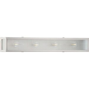 PP300267135 Dwyer 4 or More Bulb Bathroom Lighting - Stainless Steel