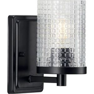 PP300268031 Fawcett 1 Bulb Wall Sconce - Black