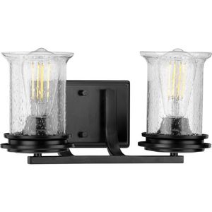 PP300273031 Winslett 2 Bulb Bathroom Lighting - Matte Black