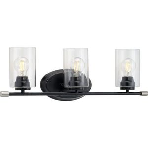 PP300278031 Riley 3 Bulb Bathroom Lighting - Matte Black