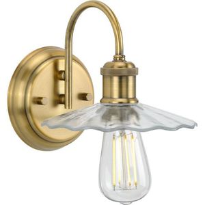 PP300286163 Fayette 1 Bulb Wall Sconce - Vintage Brass