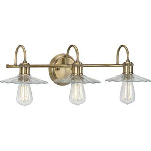 PP300288163 Fayette 3 Bulb Bathroom Lighting - Vintage Brass