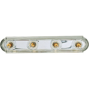 PP302515 Broadway Lights 4 or More Bulb Bathroom Lighting - Chrome