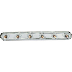 PP302615 Broadway Lights 4 or More Bulb Bathroom Lighting - Chrome