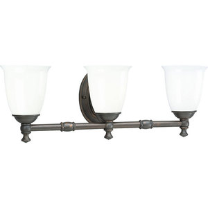 PP302974 Victorian 3 Bulb Bathroom Lighting - Venetian Bronze