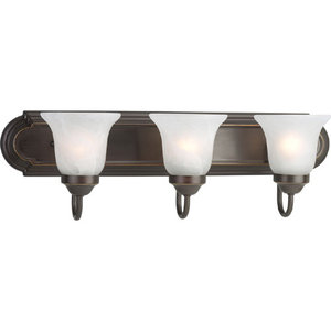 PP305320 Builder Bath 3 Bulb Bathroom Lighting - Antique Bronze PP305320 Builder Bath 3 Bulb Bathroom Lighting - Antique Bronze