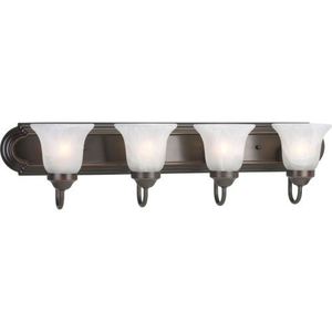PP305420 Builder Bath 4 or More Bulb Bathroom Lighting - Antique Bronze PP305420 Builder Bath 4 or More Bulb Bathroom Lighting - Antique Bronze
