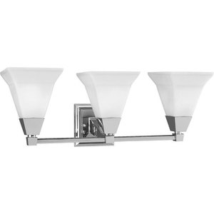 PP313715 Glenmont 3 Bulb Bathroom Lighting - Chrome