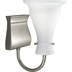 PP314509 Lockwood 1 Bulb Wall Sconce - Brushed Nickel