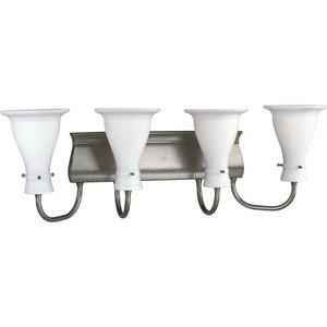 PP314803 Lockwood 4 or More Bulb Bathroom Lighting - Aged Pewter