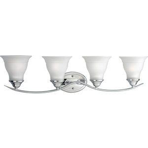 PP319315 Trinity 4 or More Bulb Bathroom Lighting - Polished Chrome