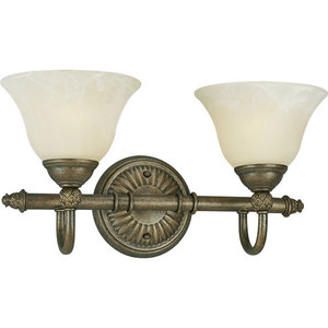 PP320586 Savannah 2 Bulb Bathroom Lighting - Burnished Chestnut