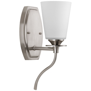 PP321609 Cantata 1 Bulb Wall Sconce - Brushed Nickel