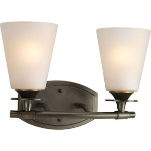 PP322277 Cantata 2 Bulb Bathroom Lighting - Forged Bronze