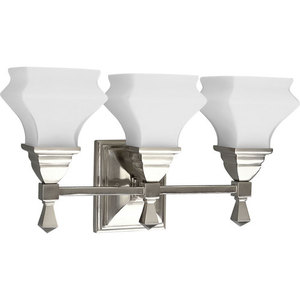 PP329709 Bratenahl 3 Bulb Bathroom Lighting - Brushed Nickel