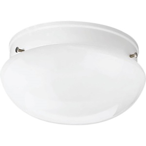 PP340830WB Fitter Flush Mount Ceiling Light - White