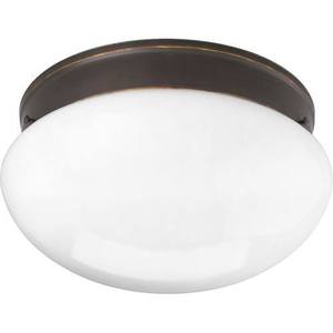 PP341220 10'' Fitter Flush Mount Ceiling Light - Antique Bronze