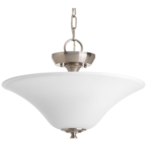 PP344009 Cantata Semi Flush Mount Ceiling Light - Brushed Nickel