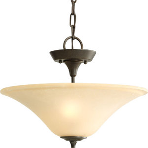 PP344077 Cantata Semi Flush Mount Ceiling Light - Forged Bronze