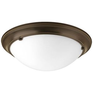 PP348120 Eclipse Flush Mount Ceiling Light - Antique Bronze