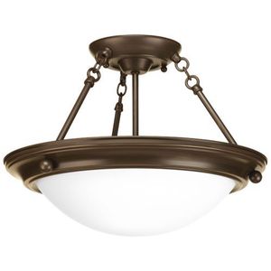 PP348320 Eclipse Semi Flush Mount Ceiling Light - Antique Bronze