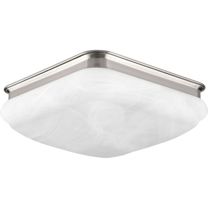 PP35002000930 LED Square Glass FM Flush Mount Ceiling Light - Brushed Nickel