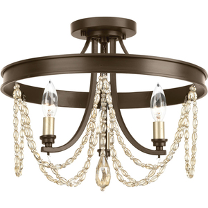 PP350030020 Allaire Flush Mount Ceiling Light - Antique Bronze