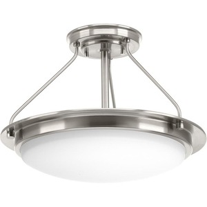 PP35006400930 Apogee Semi Flush Mount Ceiling Light - Brushed Nickel