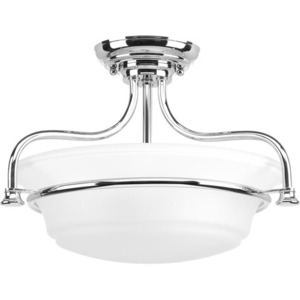 PP350079015 Tinsley Semi Flush Mount Ceiling Light - Polished Chrome