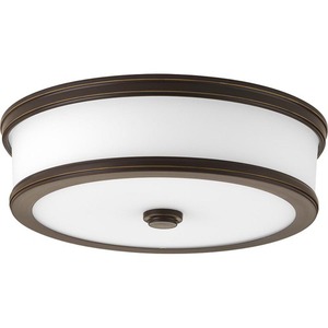 PP35008602030 Bezel LED Flush Mount Ceiling Light - Antique Bronze PP35008602030 Bezel LED Flush Mount Ceiling Light - Antique Bronze