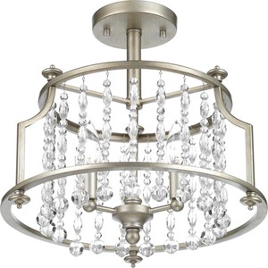 PP350106134 Desiree Semi Flush Mount Ceiling Light - Silver Ridge