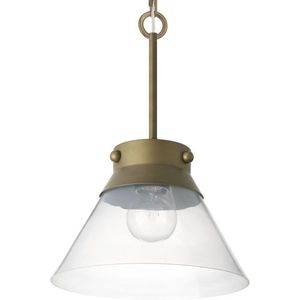 PP350139161 Point Dume Tapia Trail Semi Flush Mount Ceiling Light - Brass