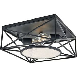 PP350159031 Cumberland Flush Mount Ceiling Light - Matte Black