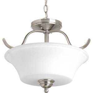 PP350709 Applause Semi Flush Mount Ceiling Light - Brushed Nickel