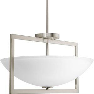 PP355909 Harmony Semi Flush Mount Ceiling Light - Brushed Nickel