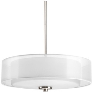 PP369409 Invite Semi Flush Mount Ceiling Light - Brushed Nickel