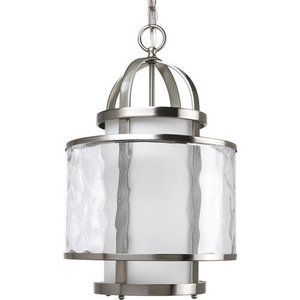 PP370109 Bay Court Entrance / Foyer Pendant Light - Brushed Nickel