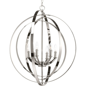 PP3889104 Equinox Entrance / Foyer Pendant Light - Polished Nickel