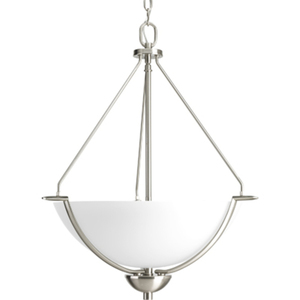 PP391209 Bravo Up Light Pendant Light - Brushed Nickel PP391209 Bravo Up Light Pendant Light - Brushed Nickel