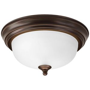 PP392420ET Melon Flush Mount Ceiling Light - Antique Bronze