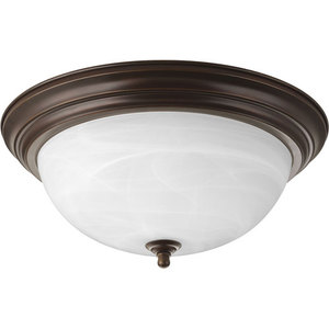 PP392620 Melon Flush Mount Ceiling Light - Antique Bronze